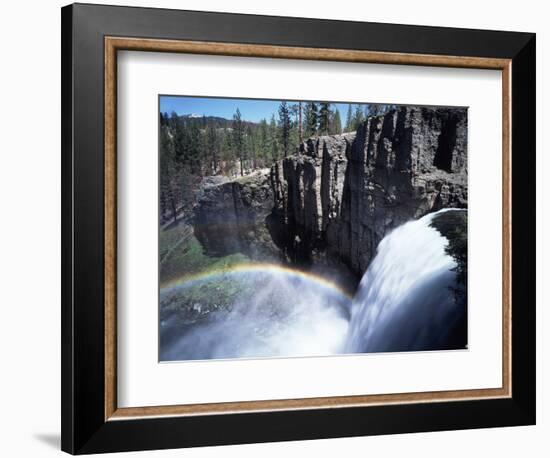 California, Devils Postpile Nm, Rainbow Falls on the San Joaquin River-Christopher Talbot Frank-Framed Photographic Print