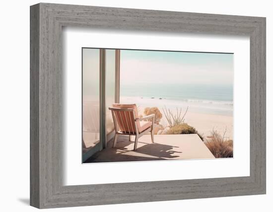 California Dreaming - Alone in the Ocean-Philippe HUGONNARD-Framed Photographic Print