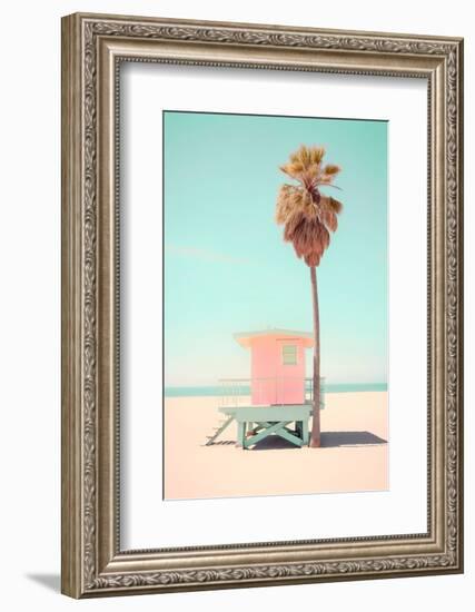 California Dreaming - Beachside Pink Bliss-Philippe HUGONNARD-Framed Photographic Print