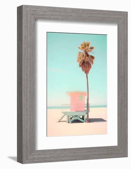 California Dreaming - Beachside Pink Bliss-Philippe HUGONNARD-Framed Photographic Print