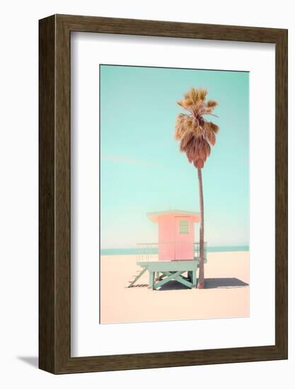 California Dreaming - Beachside Pink Bliss-Philippe HUGONNARD-Framed Photographic Print