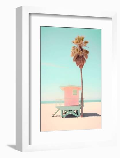 California Dreaming - Beachside Pink Bliss-Philippe HUGONNARD-Framed Photographic Print