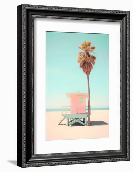 California Dreaming - Beachside Pink Bliss-Philippe HUGONNARD-Framed Photographic Print
