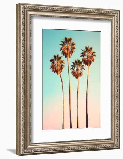 California Dreaming - Hollywood Palm Trees-Philippe HUGONNARD-Framed Photographic Print