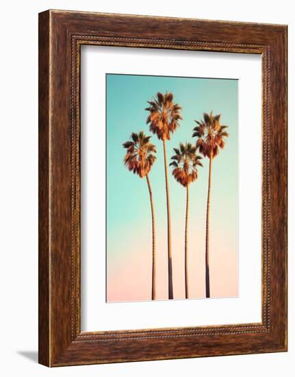 California Dreaming - Hollywood Palm Trees-Philippe HUGONNARD-Framed Photographic Print