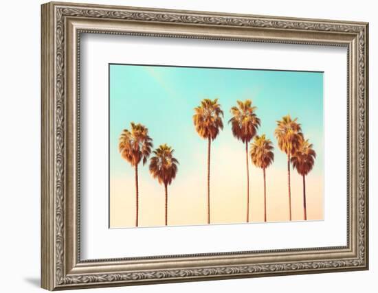 California Dreaming - Hollywood Palms-Philippe HUGONNARD-Framed Photographic Print