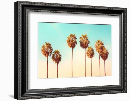 California Dreaming - Hollywood Palms-Philippe HUGONNARD-Framed Photographic Print