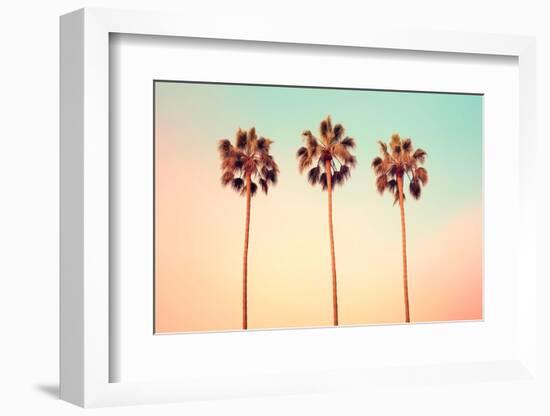 California Dreaming - Iconic Palms-Philippe HUGONNARD-Framed Photographic Print