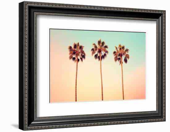 California Dreaming - Iconic Palms-Philippe HUGONNARD-Framed Photographic Print