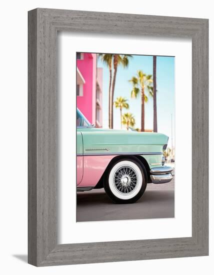 California Dreaming - L.A Retro Car-Philippe HUGONNARD-Framed Photographic Print