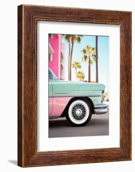 California Dreaming - L.A Retro Car-Philippe HUGONNARD-Framed Photographic Print