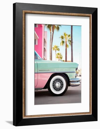 California Dreaming - L.A Retro Car-Philippe HUGONNARD-Framed Photographic Print