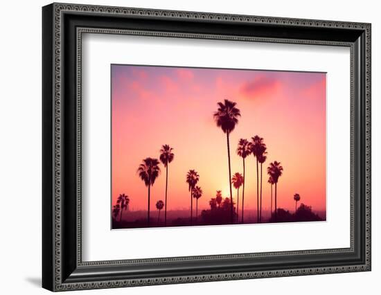 California Dreaming - Los Angeles Lights-Philippe HUGONNARD-Framed Photographic Print