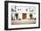 California Dreaming - Mid-Century Modern House-Philippe HUGONNARD-Framed Photographic Print