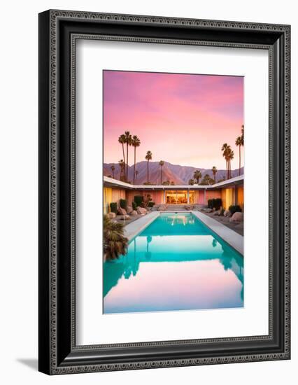 California Dreaming - Mid-Century Pool-Philippe HUGONNARD-Framed Photographic Print