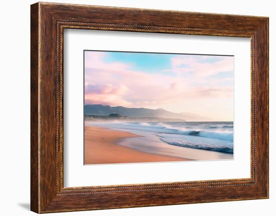 California Dreaming - Morning Quiet Beach-Philippe HUGONNARD-Framed Photographic Print