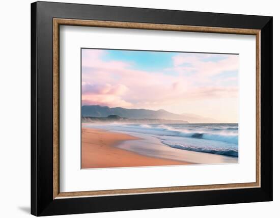 California Dreaming - Morning Quiet Beach-Philippe HUGONNARD-Framed Photographic Print