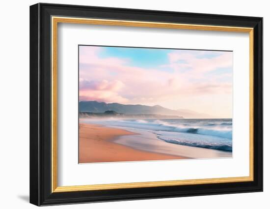 California Dreaming - Morning Quiet Beach-Philippe HUGONNARD-Framed Photographic Print