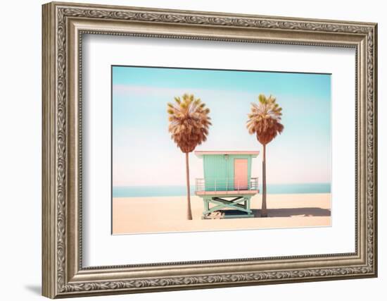 California Dreaming - Pacific Lifeguard Tower-Philippe HUGONNARD-Framed Photographic Print