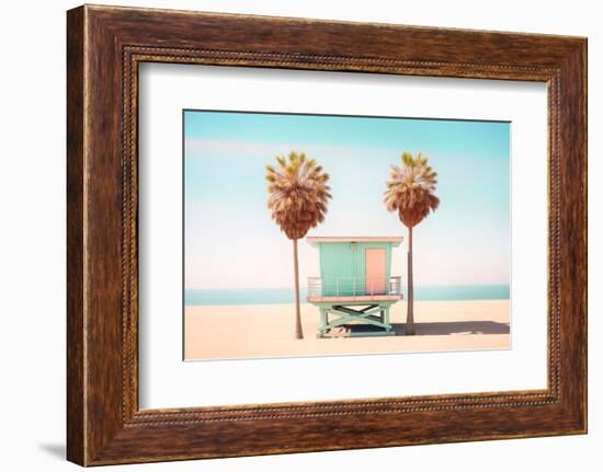 California Dreaming - Pacific Lifeguard Tower-Philippe HUGONNARD-Framed Photographic Print