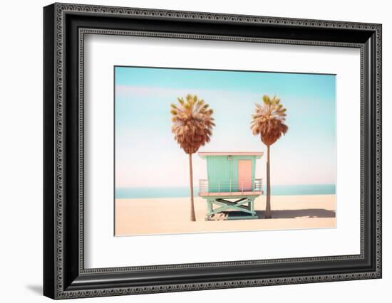 California Dreaming - Pacific Lifeguard Tower-Philippe HUGONNARD-Framed Photographic Print