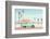 California Dreaming - Pacific VW Van-Philippe HUGONNARD-Framed Photographic Print