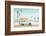 California Dreaming - Pacific VW Van-Philippe HUGONNARD-Framed Photographic Print