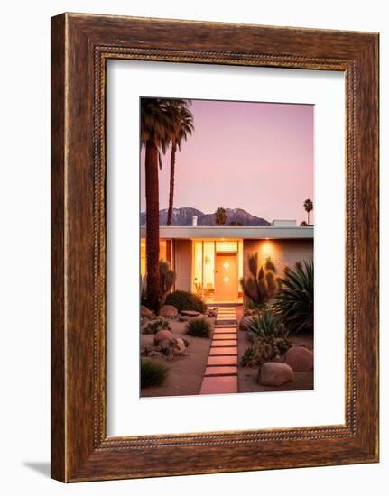 California Dreaming - Palm Springs Mid-Century Radiance-Philippe HUGONNARD-Framed Photographic Print