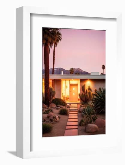 California Dreaming - Palm Springs Mid-Century Radiance-Philippe HUGONNARD-Framed Photographic Print