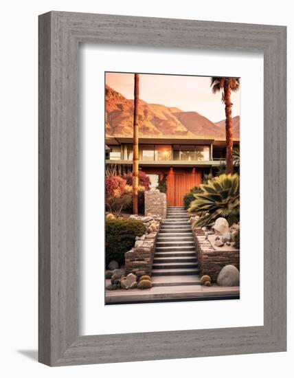 California Dreaming - Palm Springs Mid Century-Philippe HUGONNARD-Framed Photographic Print