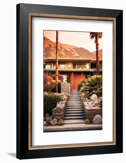 California Dreaming - Palm Springs Mid Century-Philippe HUGONNARD-Framed Photographic Print