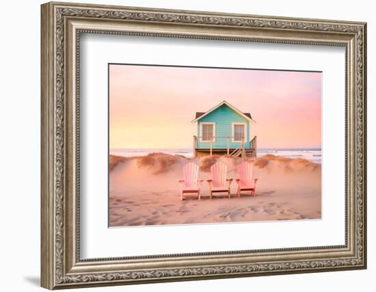 California Dreaming - Pastel Beach-Philippe HUGONNARD-Framed Photographic Print