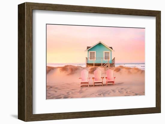 California Dreaming - Pastel Beach-Philippe HUGONNARD-Framed Photographic Print