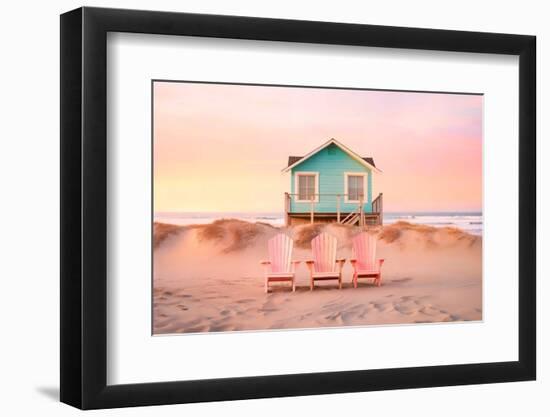 California Dreaming - Pastel Beach-Philippe HUGONNARD-Framed Photographic Print