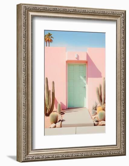 California Dreaming - Pastel Palm Springs-Philippe HUGONNARD-Framed Photographic Print