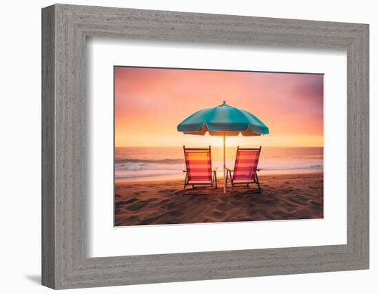 California Dreaming - Summer Sunset-Philippe HUGONNARD-Framed Photographic Print