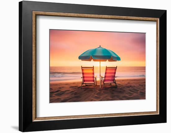 California Dreaming - Summer Sunset-Philippe HUGONNARD-Framed Photographic Print