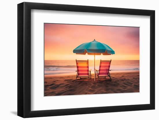 California Dreaming - Summer Sunset-Philippe HUGONNARD-Framed Photographic Print