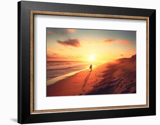 California Dreaming - Sunset Beach-Philippe HUGONNARD-Framed Photographic Print