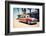 California Dreaming - Surfing Vintage Car-Philippe HUGONNARD-Framed Photographic Print