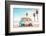 California Dreaming - VW Van on the Beach-Philippe HUGONNARD-Framed Photographic Print