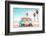 California Dreaming - VW Van on the Beach-Philippe HUGONNARD-Framed Photographic Print