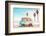 California Dreaming - VW Van on the Beach-Philippe HUGONNARD-Framed Photographic Print