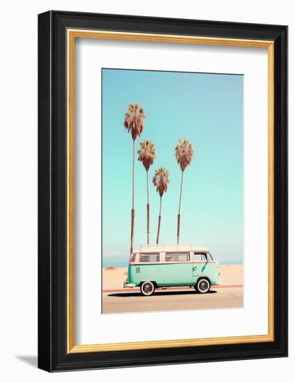 California Dreaming - VW Van Venice Beach-Philippe HUGONNARD-Framed Photographic Print