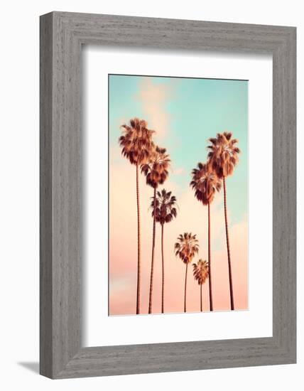 California Dreaming - Westwood Palm Trees-Philippe HUGONNARD-Framed Photographic Print