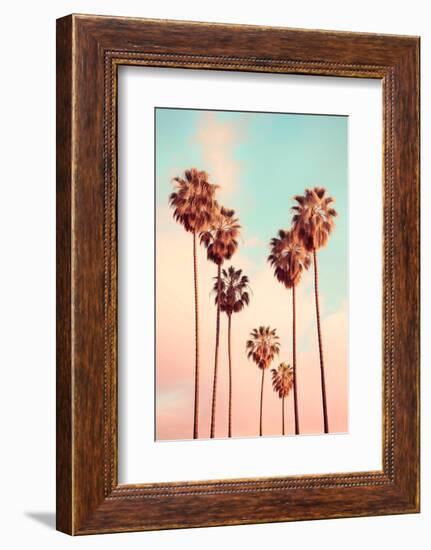 California Dreaming - Westwood Palm Trees-Philippe HUGONNARD-Framed Photographic Print