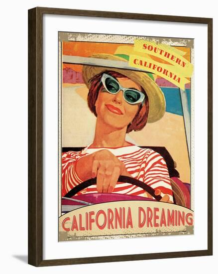 California Dreaming-null-Framed Giclee Print