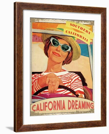 California Dreaming-null-Framed Giclee Print