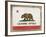 California Flag-Ken Hurd-Framed Giclee Print