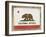 California Flag-Ken Hurd-Framed Giclee Print